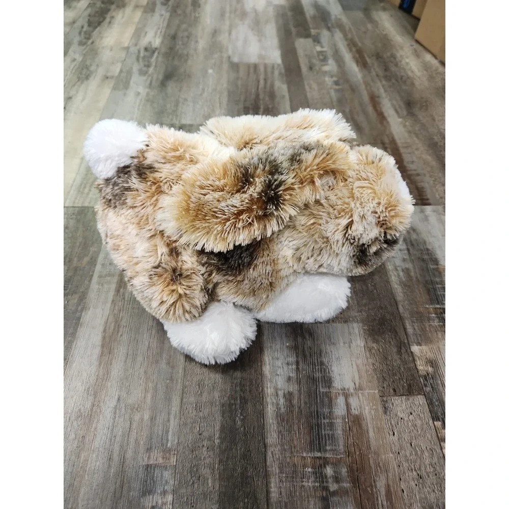 Dan dee‎ brown multi-color rabbit.bunny plush stuffed animal 14 long